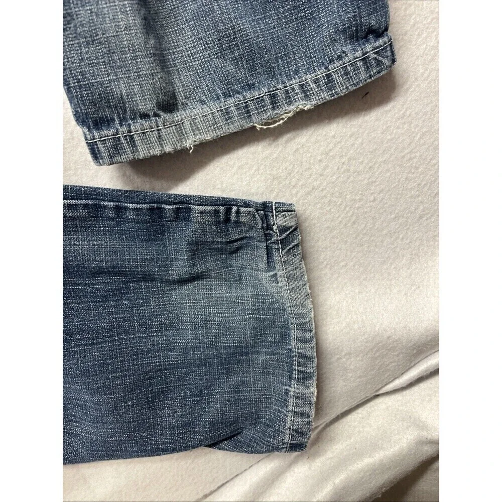 Southpole Jeans Vtg Mens Size 34x30 Faded Dark Wash Y2K Straight Leg Baggy